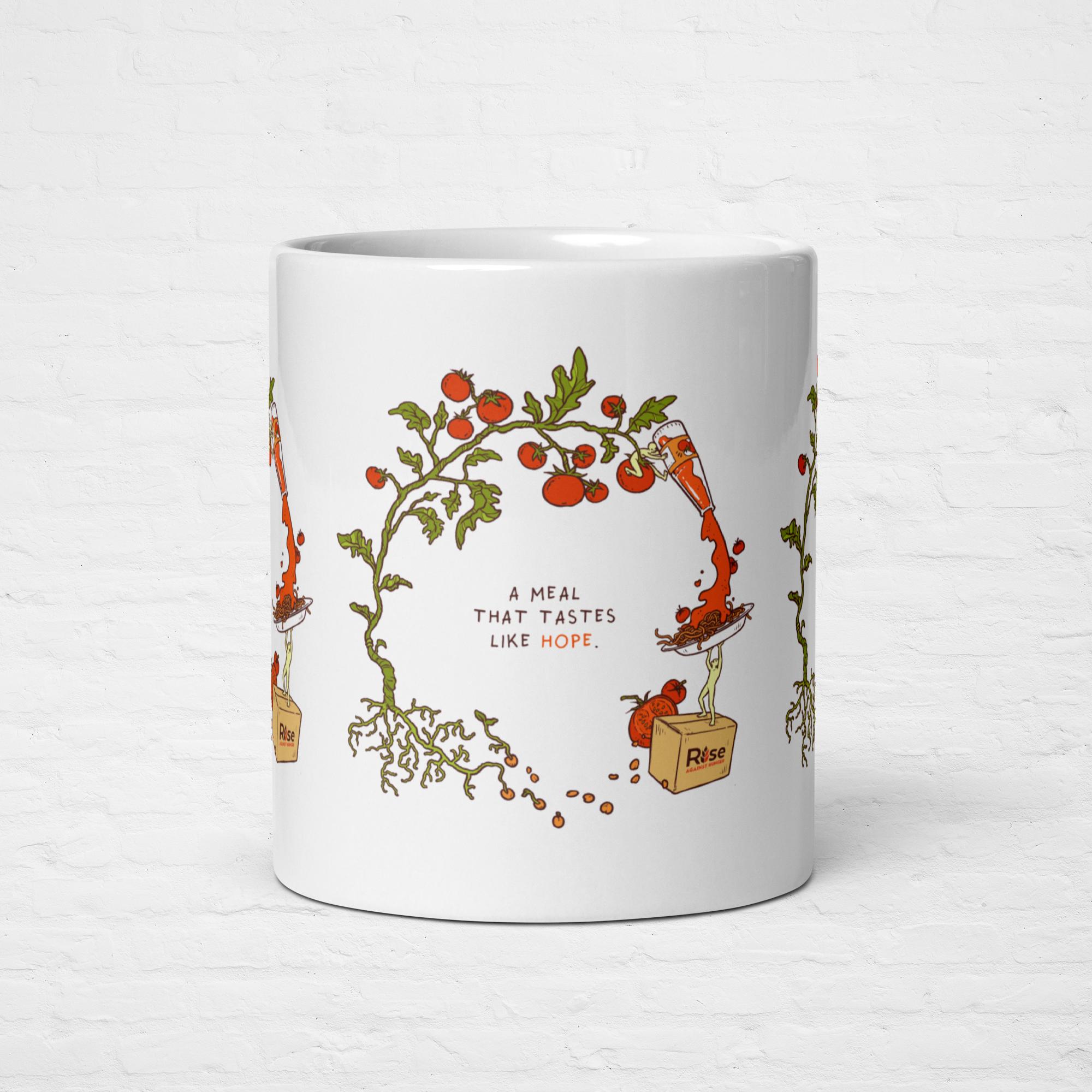 White Mug – A Meal That Tastes Like Hope